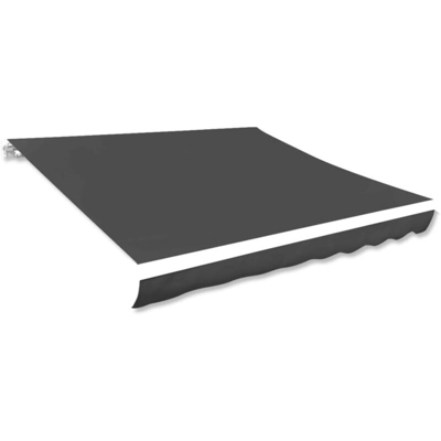 Tendone Parasole in Tela Antracite 600x300 cm