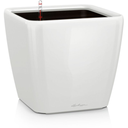 Vaso Quadro Premium 21 Set Completo | Bianco Lucido - 21 cm - Lechuza precio