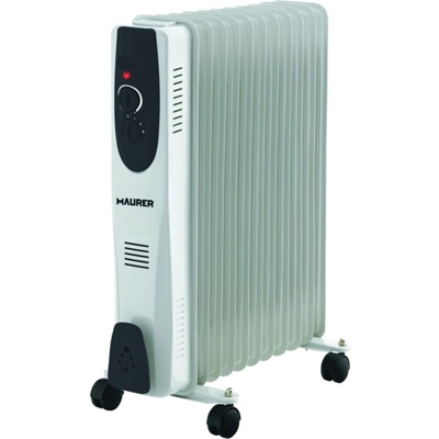 radiatore elettrico ad olio 11 elementi 2000w termosifone portatile milo - Maurer