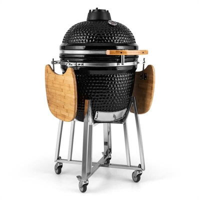 Klarstein - Kingsize Kamado Barbecue Griglia In Ceramica 21' Acciaio Inox