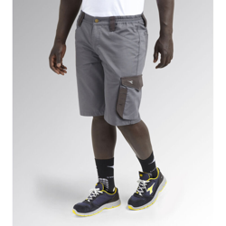 BERMUDA DA LAVORO GRIGIO ACCIAIO 75070 - POLY ISO 13688:2013 UTILITY - Taglia S - Diadora precio