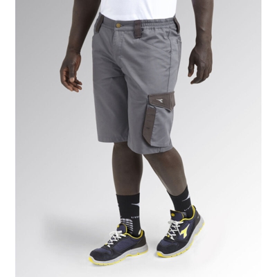 BERMUDA DA LAVORO GRIGIO ACCIAIO 75070 - POLY ISO 13688:2013 UTILITY - Taglia S - Diadora