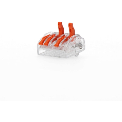 Connettore di giunzione 5 prese da 0,75 a 2,5 mm imballato 5uni E63132 - EDM