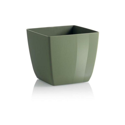 Vaso quadrato 'Colour Santiago' da esterno e giardino per piante e fiori. -20 x 20 x H 17 cm / Salvia