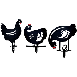 Scheda inserto giardino acrilico scavato Coniglietto pasquale 6PCS Scheda inserto combinazione Ornamenti animali da giardino,Nuovo pollo ABC precio