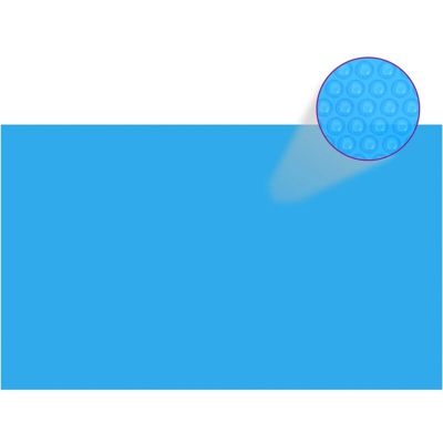 Copripiscina Rettangolare 500x300 cm in PE Blu - Blu - Youthup