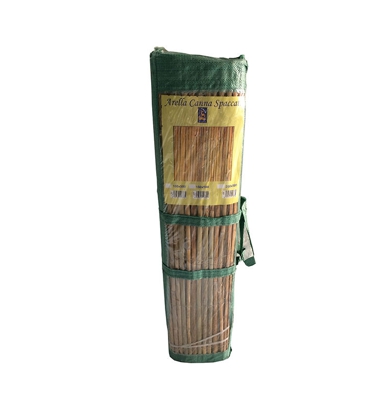 Arella Tenda Ombreggiante Mezza Canna di Bamboo. Spessore di Circa 2 mm. Dimensioni Metri 5 x 1