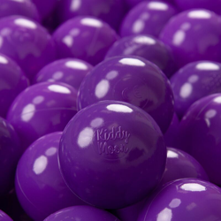 KiddyMoon 50 ? 7CM Palline Morbide Colorate Per Piscina Bambini Fatto In EU, Viola - viola características