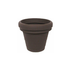Vaso tondo Doppio Bordo Classic per fiori e piante da giardino. -DIAM 45 x H 39 cm / Cappuccino precio