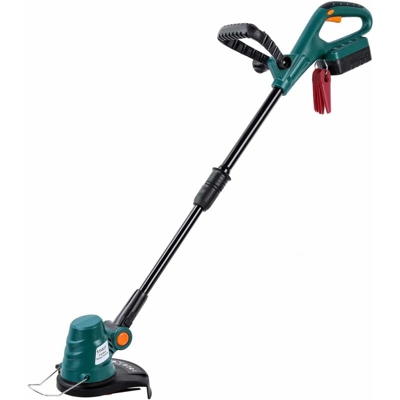 MVPOWER Tagliabordi a Batteria Litio 20V, 2.0 Ah, Tagliabordi Taglio 23cm, 8000 SPM, Angolo di Taglio 180°, 1 Ora Ricarica Rapida, con 10 Lame