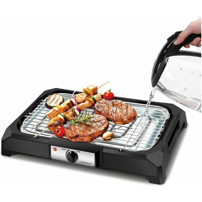 S-dshop - BARBECUE BRACE GRIGLIA PIASTRA ELETTRICA BISTECCHIERA 2000W AIGOSTAR