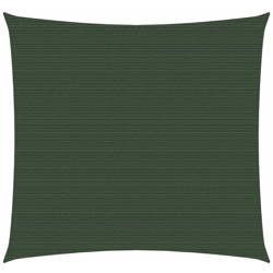 Vela Parasole 160 g/m2 Verde Scuro 2x2 m in HDPE - Verde - Youthup en oferta