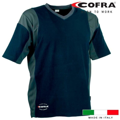 T-shirt Java blu navy / grigio scuro taglia m - Cofra