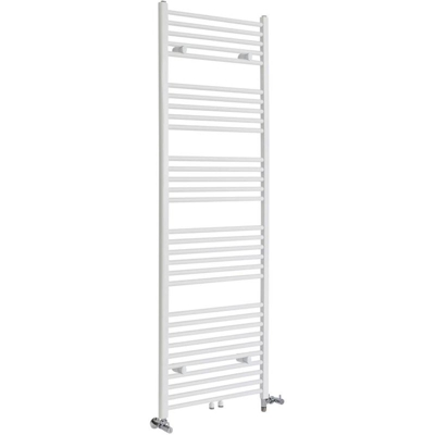 Hudson Reed Neva Scaldasalviette Misto Moderno - Termoarredo Bagno di Design Bianco - Design Elettrico & Idraulico - 1116W - 1785 x 600mm