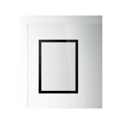 Durable 484101 cornice magnetica A4 Nero