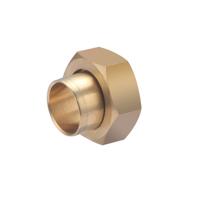 Manicotto in ferro/rame, femmina, con dado libero, ø22, F26x34 - Noyon&thiebault