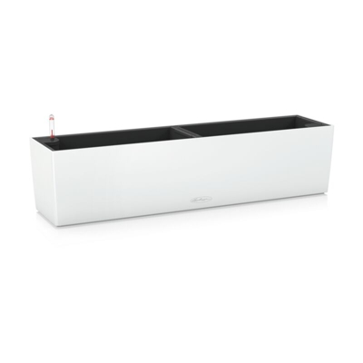 Fioriera Balconera Color 80 ALL-IN-ONE Bianca 15680 - Bianco - Lechuza