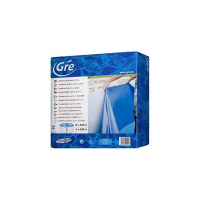 Liner piscina Gre azzurro rotondo 460x132 cm