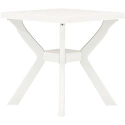 Tavolo da Bistrot 70x70x72 cm in Plastica Bianco - Bianco - Vidaxl precio