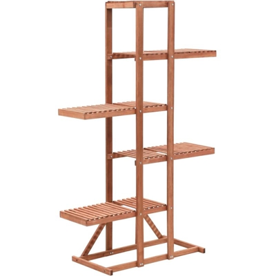 Piedistallo per Piante in Legno di Cedro 86x36x139 cm