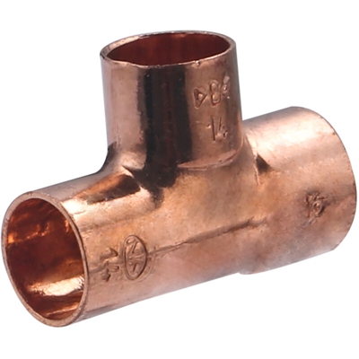 Raccordo a T in rame a saldare, femmina, ridotto, ø16-14-14 - Noyon&thiebault