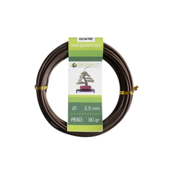 Filo di alluminio ramato (alluminio-ramato) Geotools 2,5 mm per bonsai, 80 gr en oferta