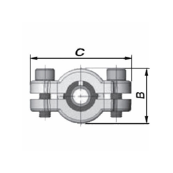 Collier réparation pour acier long DSL 21.3 (1/2') : 01.252.28.01 - Gebo France precio