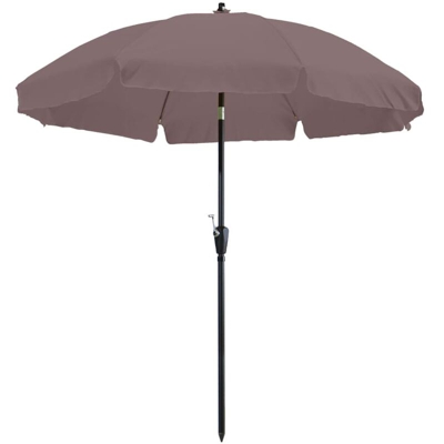 Ombrellone Lanzarote 250 cm Grigio Talpa - Marrone - Madison