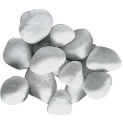 25 kg ciottoli bianchi da giardino bianco carrara sassolini decorativi in sacchi (16/26 mm) características