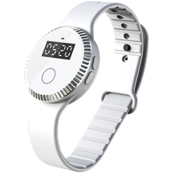 Braccialetto dell'orologio anti-zanzara ad ultrasuoni,bianca en oferta