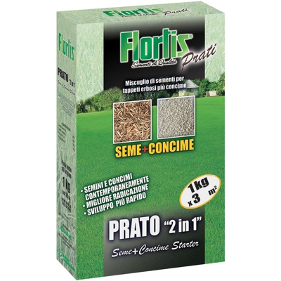 STARTER 2 IN 1 seme + concime - 1000 g - Flortis