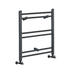 Hudson Reed Artle Scaldasalviette Piatto di Design Verticale - Termoarredo Bagno ad Acqua Calda - Acciaio Antracite - 222W - 600 x 400mm precio