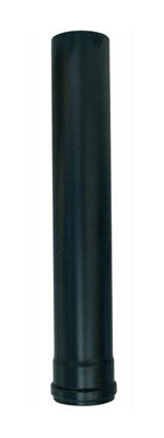 TUBO In lamiera verniciata per STUFA a PELLET NERO 10x100 cm