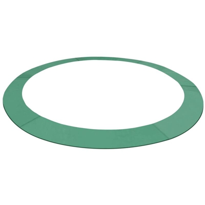 vidaXL Tampone di Sicurezza per Trampolino Rotondo in PE Verde di 3,96 m - Verde