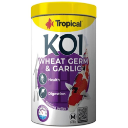 Pond koi Wheat Germ & Garlic Pellet Size M 1000/350gr - Mangime super premium con germe di grano e aglio granulometria medio Grande - Tropical precio
