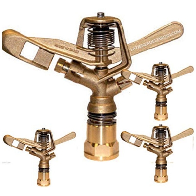 Irrigatore circolare femmina da 3/4' in ottone, da 13 a 18 metri. 4 unit?