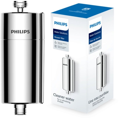 Philips - Filtro acqua per doccia - Colore: Argento