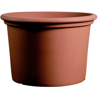 Vaso Campana Liscia in resina 70 cm. Terracotta