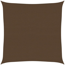 vidaXL Vela Parasole 160 g/m² Marrone 4x4 m in HDPE - Marrone precio
