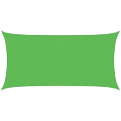 vidaXL Vela Parasole 160 g/m² Verde Chiaro 2,5x4,5 m in HDPE - Verde características