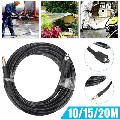 Drillpro - Tubo per idropulitrice Tubo in gomma ad alta pressione per Karcher serie K (15 m)