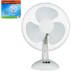 Generico - Ventilatore da tavolo bianco Ø 40 cm - Sangiorgio en oferta