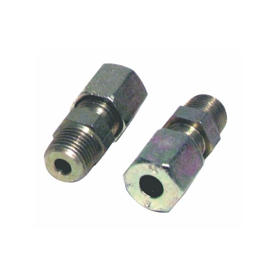 Raccordo ad anello diritto M3/8 x tubo 12mm (X 2) - Diff