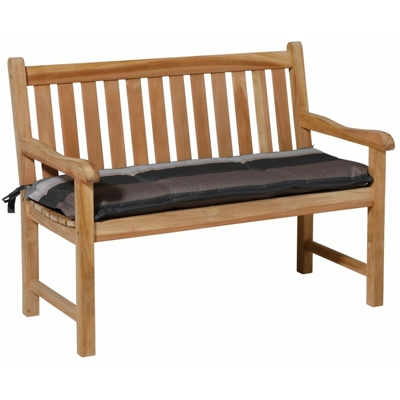 Madison Cuscino per Panca Stripe 150x48 cm Grigio - Grigio