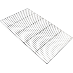 Wiltec - Griglia per barbecue in acciaio inox 67 x 40 cm Barbecue a carbone e a gas precio