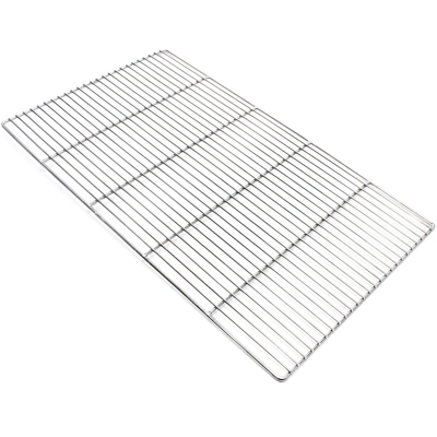 Wiltec - Griglia per barbecue in acciaio inox 67 x 40 cm Barbecue a carbone e a gas