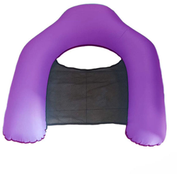 Sedia a sdraio gonfiabile per piscina galleggiante per sedia ad acqua, nessuna pompa necessaria, carico fino a 200 kg per bambini adulti,|Viola en oferta