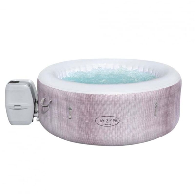 Bestway - Idromassaggio spa gonfiabile rotondo 2-4 posti 180x66cm Cancun Airjet Lay-z 60003