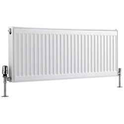 Hudson Reed Eco Radiatore Termoarredo a Piastra Type 21 - Termosifone Convettore Bianco - 1210W - 400 x 1000mm - Riscaldamento ad Acqua Calda en oferta