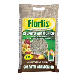 CONCIME granulare universale SOLFATO AMMONICO fertilizzante 4 KG FLORTIS características